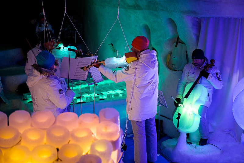 Illustration for article titled 8 Otherworldly Songs Performed On Instruments Made Of Ice
